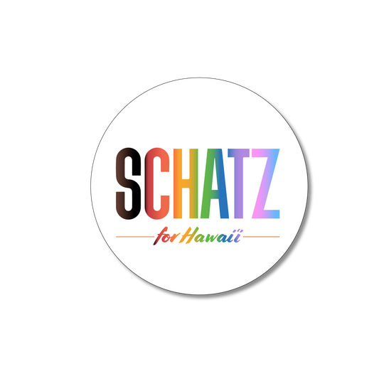 Brian Schatz for Hawaii Pride Sticker