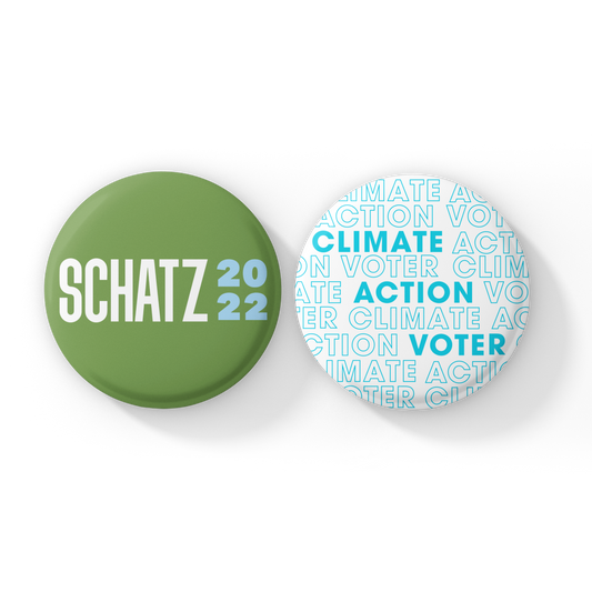 Climate Action Voter Button Pack